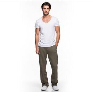 BOSS Hugo Boss ALABAMA Wool Blend Pants Cords Slacks Relaxed Classic Brown Green